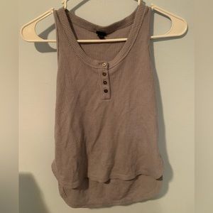 Button Up Tank Top